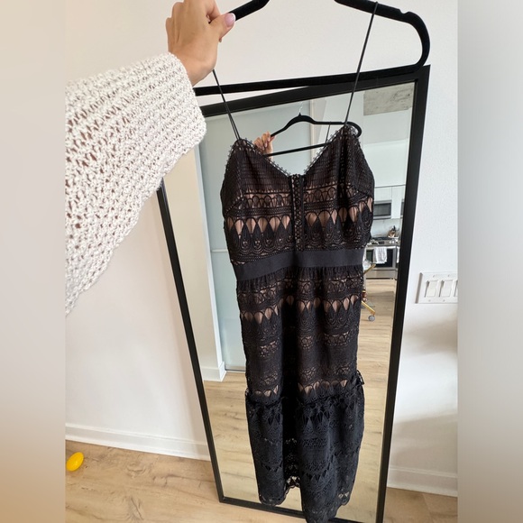 Self Portrait Black Lace Dress - Picture 4 of 5